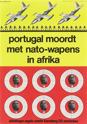 VARIOUS ARTISTS. [ANTI - APARTHEID POSTERS.] Group of 59 posters. Circa 1970s-80s. Sizes vary.